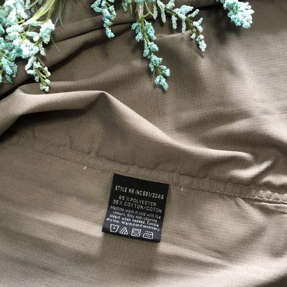 URBANOLOGY Mens Army green shirt - Picture 6 of 7